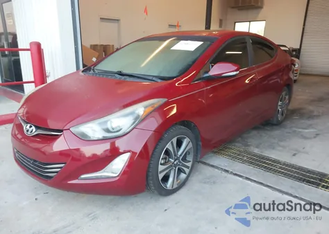 2014 Hyundai Elantra Sport from USA, damaged, VIN KMHDH4AH1EU136400